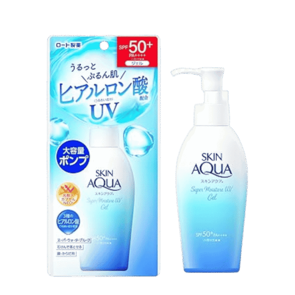 Rohto Skin Aqua Super Moisture Gel Pump SPF50+ PA++++ 140g